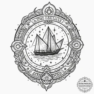 остальная классика sci-fi:, tattoo flash shee... - эскиз тату (№1751470198_0, 02.07.2025 15:29) — tattoo-photo.ru
