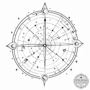 Tattoo design, a ballistic missile chart, sty... - эскиз тату (№1751476514_0, 02.07.2025 17:15) — tattoo-photo.ru