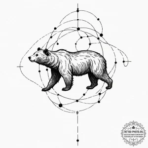 Tattoo design, a constellation of a favorite... - эскиз тату (№1751479001_0, 02.07.2025 17:56) — tattoo-photo.ru
