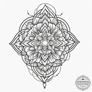 Tattoo design, handpoke style, the brackets "... - эскиз тату (№1751479166_0, 02.07.2025 17:59) — tattoo-photo.ru