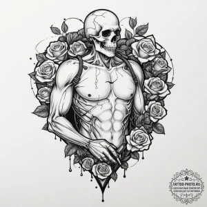 Tattoo sleeve design, black market surgeon, a... - эскиз тату (№1751480818_0, 02.07.2025 18:26) — tattoo-photo.ru