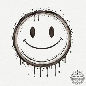 Tattoo design, handpoke style, a glitchy, dis... - эскиз тату (№1751480982_0, 02.07.2025 18:29) — tattoo-photo.ru