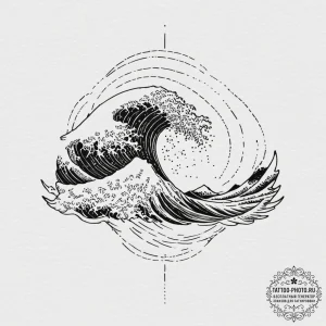 Tattoo design, a single, beautifully rendered... - эскиз тату (№1751495890_0, 02.07.2025 22:38) — tattoo-photo.ru
