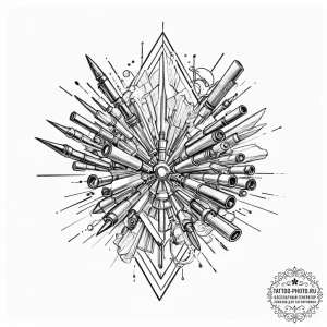 Tattoo design, a line of abstract, minimalist... - эскиз тату (№1751554267_0, 03.07.2025 14:51) — tattoo-photo.ru