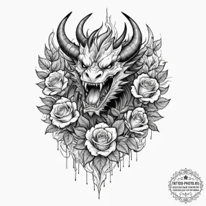Tattoo design, a soundwave of a viking war cr... - эскиз тату (№1751563342_0, 03.07.2025 17:22) — tattoo-photo.ru