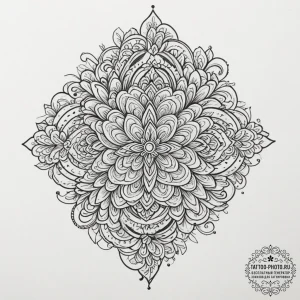Tattoo design, handpoke style, a random squig... - эскиз тату (№1751565959_0, 03.07.2025 18:05) — tattoo-photo.ru