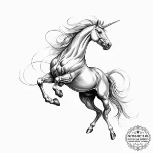 Tattoo design, sleipnir in motion, his legs c... - эскиз тату (№1751569234_0, 03.07.2025 19:00) — tattoo-photo.ru