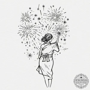 Tattoo sleeve design, summer festival theme,... - эскиз тату (№1751577158_0, 03.07.2025 21:12) — tattoo-photo.ru