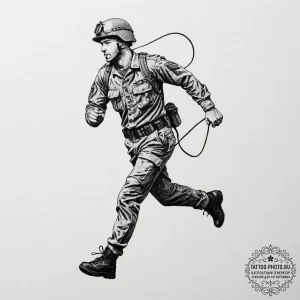 Tattoo design, a heartbeat (ecg line) that mo... - эскиз тату (№1751581879_0, 03.07.2025 22:31) — tattoo-photo.ru