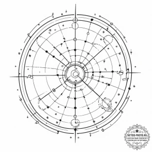Tattoo design, a ballistic missile chart, sty... - эскиз тату (№1751589488_0, 04.07.2025 00:38) — tattoo-photo.ru