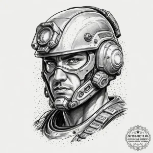 Tattoo design, the god of war mars or ares, w... - эскиз тату (№1751597749_0, 04.07.2025 02:55) — tattoo-photo.ru