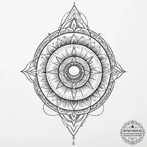 Tattoo design, a bomb, but its casing is crac... - эскиз тату (№1751609101_0, 04.07.2025 06:05) — tattoo-photo.ru