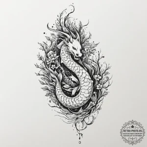 A human silhouette filled with a forest/galax... - эскиз тату (№1751618421_0, 04.07.2025 08:40) — tattoo-photo.ru