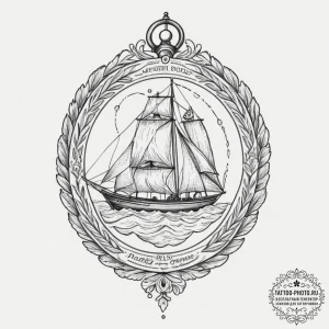 Tattoo sketch a subtle gradient from light to... - эскиз тату (№1751618837_0, 04.07.2025 08:47) — tattoo-photo.ru