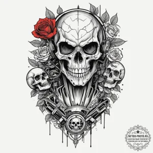 112. trash polka sketch of ripley in the powe... - эскиз тату (№1751620622_0, 04.07.2025 09:17) — tattoo-photo.ru