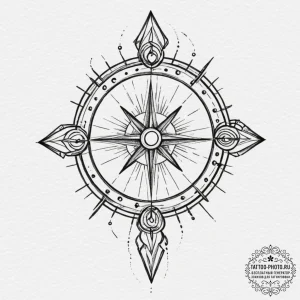 Tattoo sketch a zodiac symbol appearing as a... - эскиз тату (№1751622329_0, 04.07.2025 09:45) — tattoo-photo.ru