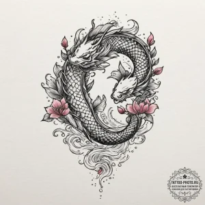 Tattoo design a visual metaphor for a paradig... - эскиз тату (№1751624557_0, 04.07.2025 10:22) — tattoo-photo.ru