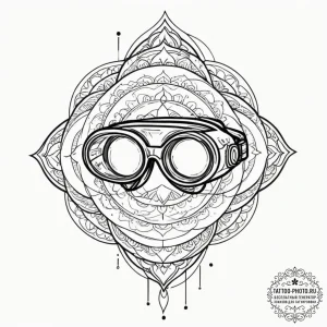Tattoo sketch an abstract representation of v... - эскиз тату (№1751625243_0, 04.07.2025 10:34) — tattoo-photo.ru