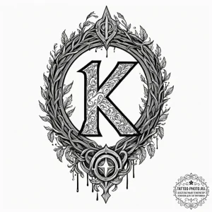133. tattoo sketch: "klad" rune as a keyhole... - эскиз тату (№1751629010_0, 04.07.2025 11:36) — tattoo-photo.ru