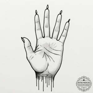 Tattoo sketch a soft, ethereal representation... - эскиз тату (№1751642079_0, 04.07.2025 15:14) — tattoo-photo.ru