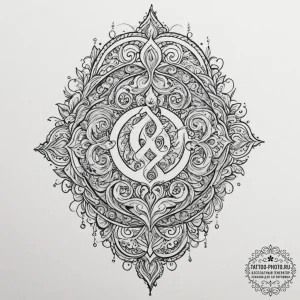 Tattoo sketch aquarius's wavy glyph, flowing... - эскиз тату (№1751646829_0, 04.07.2025 16:33) — tattoo-photo.ru