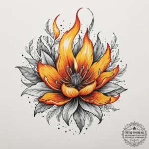 Tattoo sketch a plant whose flowers are tiny,... - эскиз тату (№1751649227_0, 04.07.2025 17:13) — tattoo-photo.ru