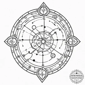 Tattoo sketch a zodiac constellation so minim... - эскиз тату (№1751650685_0, 04.07.2025 17:38) — tattoo-photo.ru