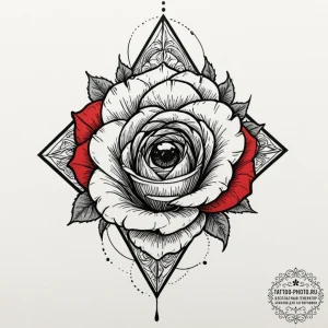 Tattoo design a subtle 'third eye' symbol, fo... - эскиз тату (№1751653397_0, 04.07.2025 18:23) — tattoo-photo.ru