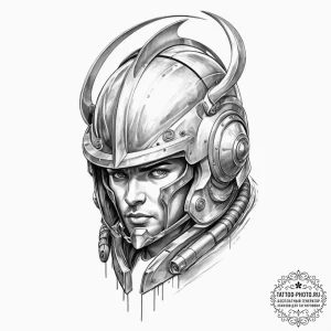 Tattoo sketch a stylized depiction of the cos... - эскиз тату (№1751655292_0, 04.07.2025 18:54) — tattoo-photo.ru