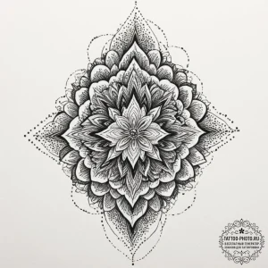 Tattoo sketch an abstract flow of energy betw... - эскиз тату (№1751655883_0, 04.07.2025 19:04) — tattoo-photo.ru