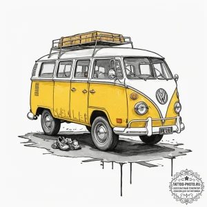 A sketch of the main characters from little m... - эскиз тату (№1751656557_0, 04.07.2025 19:15) — tattoo-photo.ru