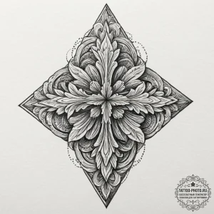 Tattoo sketch a flowing abstract pattern that... - эскиз тату (№1751658526_0, 04.07.2025 19:48) — tattoo-photo.ru
