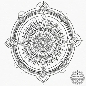 Tattoo design a watercolor effect of light ra... - эскиз тату (№1751658694_0, 04.07.2025 19:51) — tattoo-photo.ru
