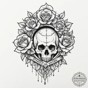 Linework design of padmг© amidala, strong and... - эскиз тату (№1751659541_0, 04.07.2025 20:05) — tattoo-photo.ru