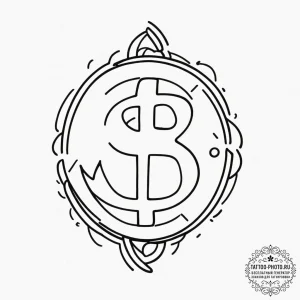 Tattoo design a "power button" symbol on one,... - эскиз тату (№1751661329_0, 04.07.2025 20:35) — tattoo-photo.ru