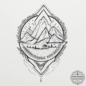 A linework tattoo of the moordale secondary s... - эскиз тату (№1751663756_0, 04.07.2025 21:15) — tattoo-photo.ru