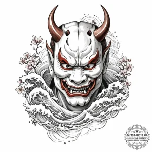 Tattoo design an abstract pattern of overlapp... - эскиз тату (№1751664015_0, 04.07.2025 21:20) — tattoo-photo.ru