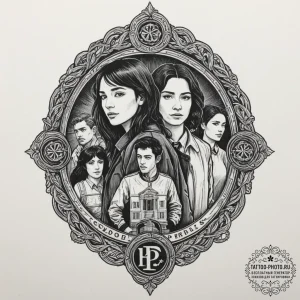 р±сѓрјр°р¶рѕс‹р№ рґрѕрј (money heist / la cas... - эскиз тату (№1751665190_0, 04.07.2025 21:39) — tattoo-photo.ru