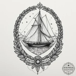 Epaulet, artistic tattoo sketch, black and gr... - эскиз тату (№1751666464_0, 04.07.2025 22:01) — tattoo-photo.ru