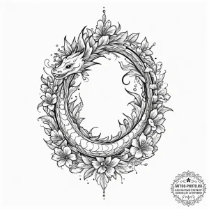 A venus flytrap closing, concept art for tatt... - эскиз тату (№1751668385_0, 04.07.2025 22:33) — tattoo-photo.ru