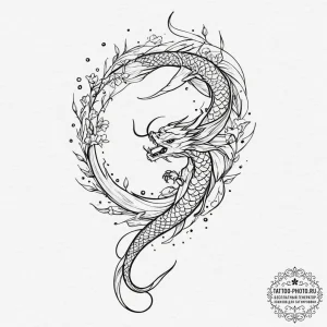 Tattoo sketch a human silhouette with a singl... - эскиз тату (№1751668810_0, 04.07.2025 22:40) — tattoo-photo.ru