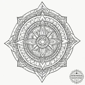 A broken viking shield, tattoo flash sheet de... - эскиз тату (№1751671262_0, 04.07.2025 23:21) — tattoo-photo.ru
