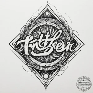 A watercolor tattoo of the neon sign of the "... - эскиз тату (№1751674225_0, 05.07.2025 00:10) — tattoo-photo.ru