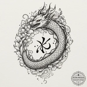 107. tattoo design: a "yest" rune with subtle... - эскиз тату (№1751675162_0, 05.07.2025 00:26) — tattoo-photo.ru