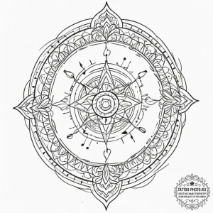 Tattoo sketch a person walking on a path made... - эскиз тату (№1751676016_0, 05.07.2025 00:40) — tattoo-photo.ru