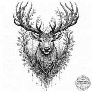 Tattoo sketch a powerful, gnarled tree that i... - эскиз тату (№1751678409_0, 05.07.2025 01:20) — tattoo-photo.ru