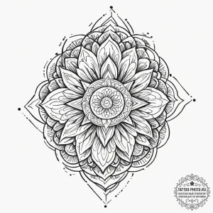 Tattoo design a subtle "aura" or glow around... - эскиз тату (№1751678579_0, 05.07.2025 01:22) — tattoo-photo.ru