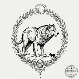 Tattoo design a path made of footprints, wher... - эскиз тату (№1751685843_0, 05.07.2025 03:24) — tattoo-photo.ru