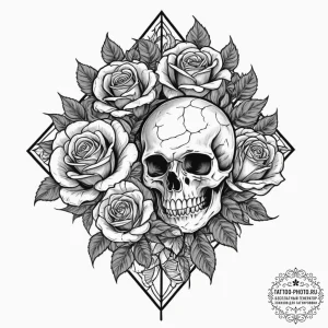 Svarog's square, concept art for tattoo, chic... - эскиз тату (№1751690200_0, 05.07.2025 04:36) — tattoo-photo.ru