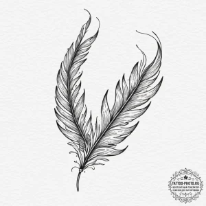 Tattoo design a plant with leaves that are sh... - эскиз тату (№1751690454_0, 05.07.2025 04:40) — tattoo-photo.ru